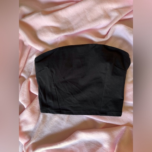 ALO Yoga XS Alosoft Black Convertible Sunkissed Bandeau (missing straps) - Picture 1 of 3